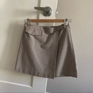 Theory asymmetrical mini skirt